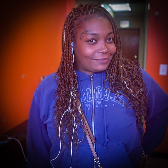 Medium Brown Box Braids