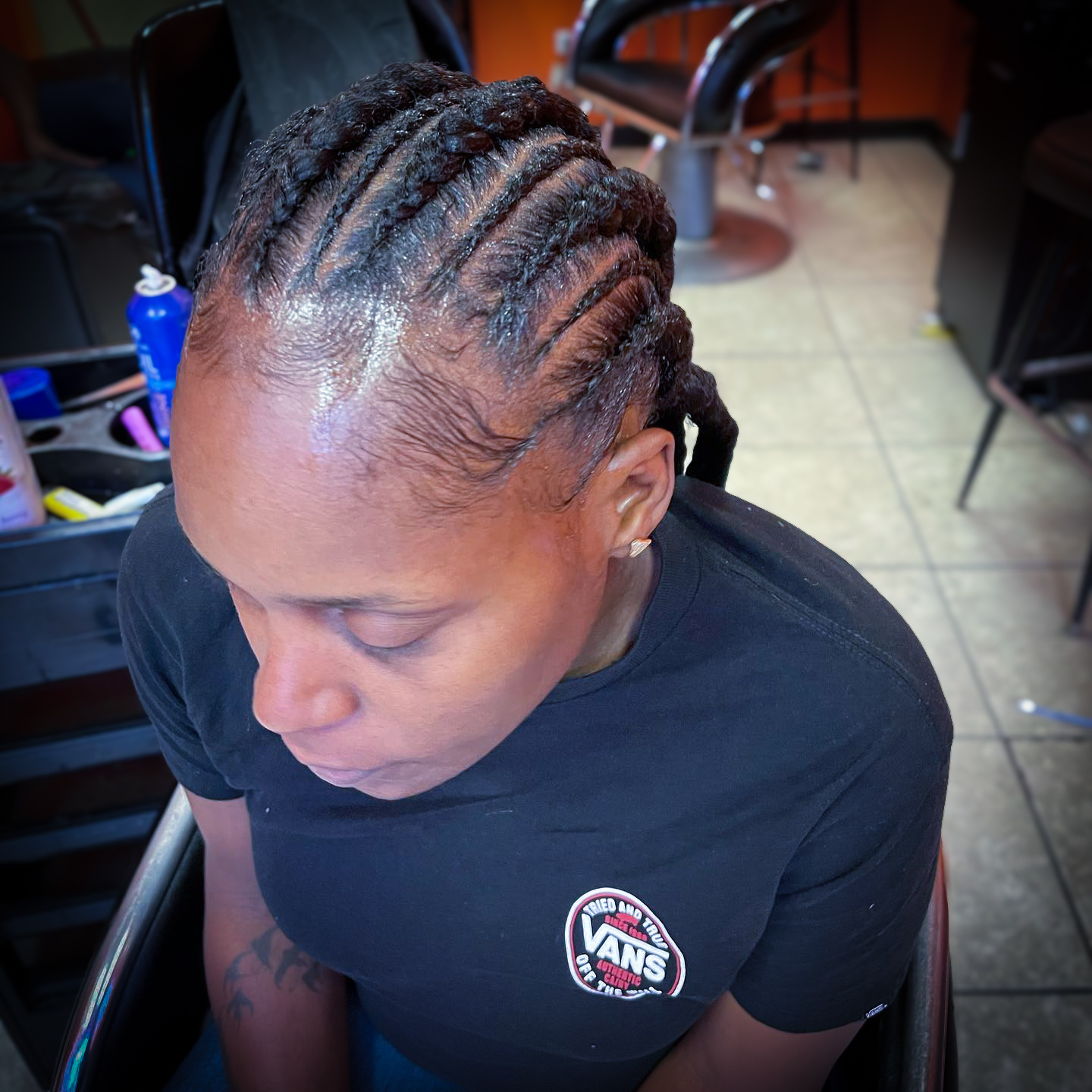 Sleek Cornrow Design